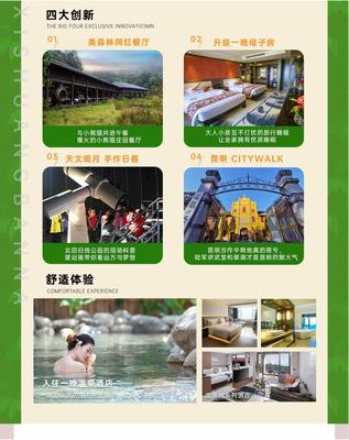 云南昆明+西雙版納+野象谷6日5晚跟團游&middot;一價全含0自費『2晚5鉆溫德姆+3晚4鉆+升級一晚溫泉酒店』 日晷制作+小熊貓親密接觸+邂逅野象+大佛寺&middot;潑水體驗+贈篝火晚會+六國水上游船+觀孔雀放飛+采茶活動| 親子研學游~