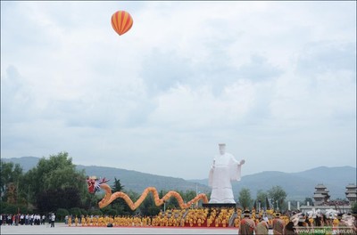 天水在線攝影報道:清水縣第五屆軒轅文化節開幕式掠影(圖)